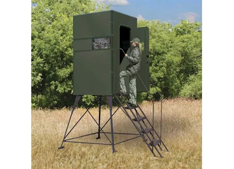 Texas Hunter Products 4FT X 4FT XTREME BLIND W/ 4FT TOWER FULL DOOR STAIRS & HANDRAILS