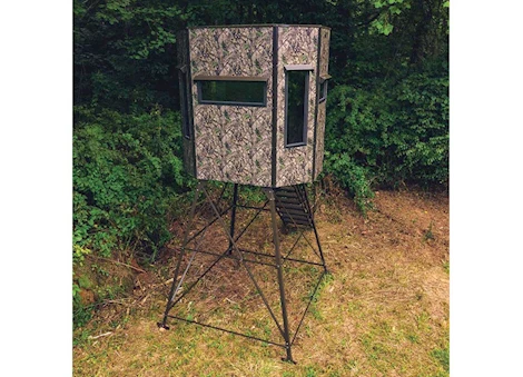 Texas Hunter Products 5FT X 7FT WRANGLER COMBO W/ 8FT TOWER FULL DOOR STAIRS & HANDRAILS