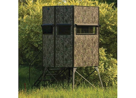Texas Hunter Products 5FT X 7FT WRANGLER RIFLE W/ 4FT TOWER FULL DOOR STAIRS & HANDRAILS