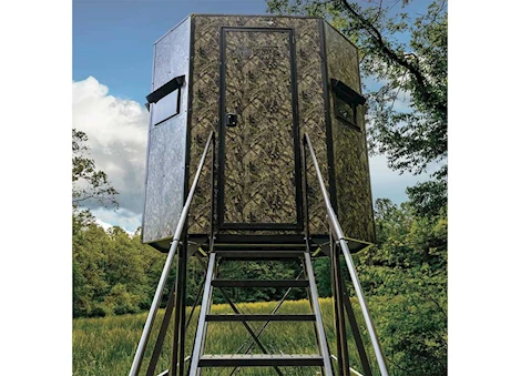 Texas Hunter Products 5FT X 7FT WRANGLER RIFLE W/ 8FT TOWER FULL DOOR STAIRS & HANDRAILS