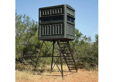 Texas Hunter Products 5FT X 6FT RUGGED RIFLE W/ 8FT TOWER FULL DOOR STAIRS & HANDRAILS