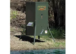 Texas Hunter Products 175 lb lake & pond fish feeder with adjustable legs
