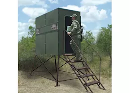Texas Hunter Products 4ft x 8ft xtreme blind w/ 4ft tower full door stairs & handrails