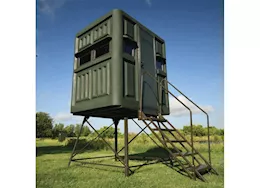 Texas Hunter Products 5ft x 6ft rugged rifle w/ 4ft tower full door stairs & handrails