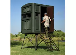Texas Hunter Products 5ft x 6ft rugged rifle w/ 4ft tower full door stairs & handrails