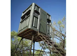 Texas Hunter Products 5ft x 6ft rugged rifle w/ 8ft tower full door stairs & handrails