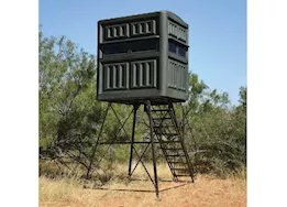 Texas Hunter Products 5ft x 6ft rugged rifle w/ 8ft tower full door stairs & handrails
