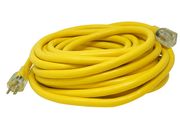 Southwire Standard Outdoor Extension Cord with Lighted End – 50 ft., 15 Amp, 10/3 Gauge, Yellow