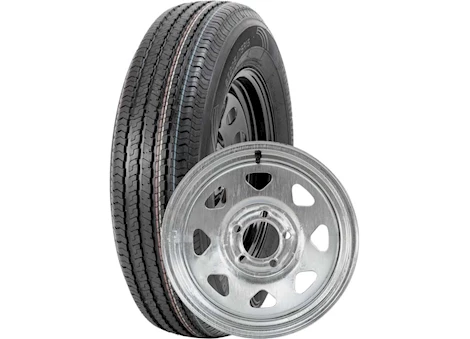 Taskmaster RAMBLER TRAILER ASSEMBLY ST205/75R15R15 LRC ON 15X5.5 5X4.5 STEEL GALVANIZED WHEEL 2150 LCC