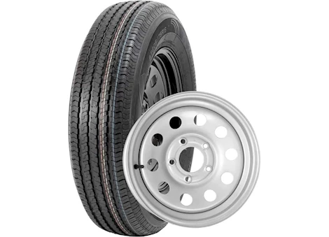 Taskmaster RAMBLER TRAILER ASSEMBLY ST205/75R15 LRC ON 15X5 5X5 SILVER MOD STEEL WHEEL 1820LCC