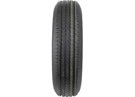 Taskmaster St205/75r15 lrd rambler trailer tire on 15x5 5x4.5 black mod steel wheel 1820 lc Main Image