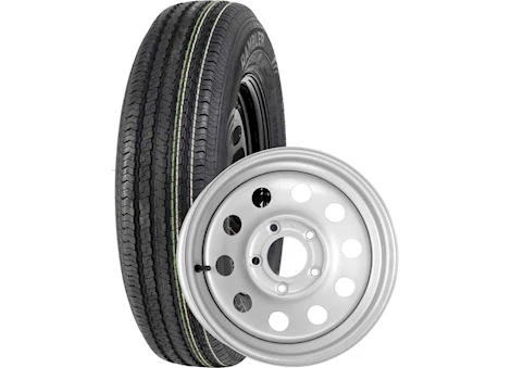 Taskmaster RAMBLER TRAILER ASSEMBLY ST205/75R15 LRD ON 15X5 5X5 SILVER MOD STEEL WHEEL 2150LCC