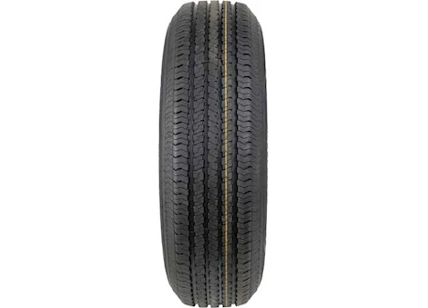 Taskmaster ST225/75R15 LRE RAMBLER TRAILER TIRE ON 15X6 6X5.5 BLK FACE W/SPOKES ALUM TRINIT