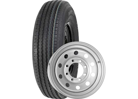 Taskmaster RAMBLER TRAILER ASSEMBLY ST235/80R16 LRE ON 16X6 8X6.5 SILVER MOD STEEL WHEEL 3520LCC