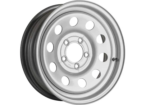 Taskmaster VESPER STEEL 15X5 5X4.5 SILVER MOD 2160 LCC TRAILER WHEEL