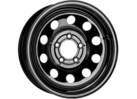 Taskmaster VESPER STEEL 15X6 5X5 BLACK MOD 2835 LCC TRAILER WHEEL