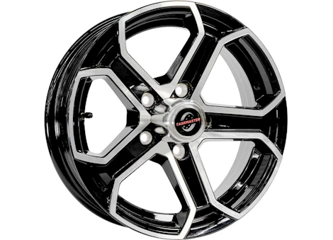 Taskmaster 15X5 5X4.5 BLACK MACHINED FACE 5-SPOKE 3.19CB 2160LCC