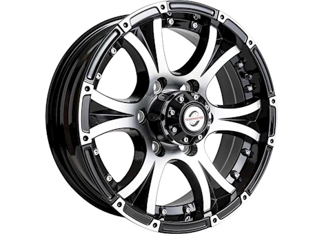 Taskmaster 16X6 6X5.5 BLACK MACHINE FACE AND LIP 0 OS 3540 LCC