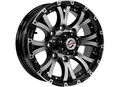 Taskmaster 16X6 8X6.5 BLACK MACHINE FACE AND LIP 0 OS 3750 LCC