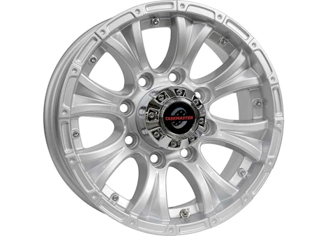 Taskmaster 16X6.5 8X6.5 HEAVY DUTY SILVER FULL PAINT 0 OS 4450
