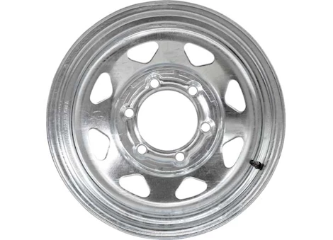 Taskmaster STEEL GALVANIZED 15X6 6X5.5 TRAILER WHEEL, 4.25CB ,0OS