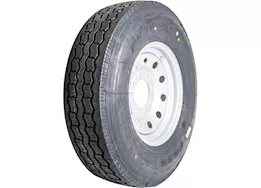 Taskmaster St235/85r16 14 ply provider trailer tire on 16x6 8x6.5 silver mod wheel, 4.88cb,