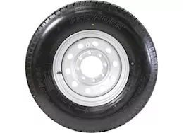 Taskmaster St235/80r16 10 ply provider trailer tire on 16x6 8x6.5 silver mod wheel, 4.12cb,