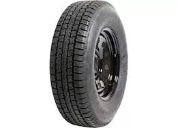 Taskmaster St225/75r15 lre provider trailer tire on 15x6 5x4.5 black mod wheel