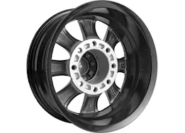 Taskmaster Aluminum viking 16x6 8x6.5 black w/ black center cap trailer wheel 3750 lcc