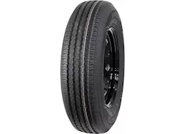 Taskmaster St205/75r15 lrc rambler trailer tire on 15x5 5x4.5 black mod steel wheel 1820 lc