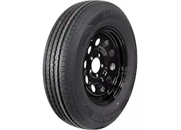 Taskmaster St205/75r15 lrc rambler trailer tire on 15x5 5x4.5 black mod steel wheel 1820 lc