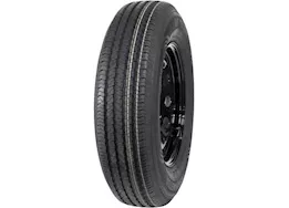 Taskmaster St205/75r15 lrd rambler trailer tire on 15x5 5x4.5 black mod steel wheel 1820 lc