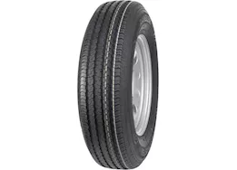 Taskmaster St205/75r15 lrd rambler trailer tire on 15x5 5x4.5 silver mod steel wheel 1820 l