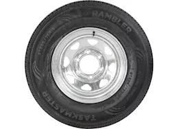 Taskmaster St225/75r15r15 lrd rambler trailer tire on 15x6.5 6x5.5 galv, 4.25cb ,0os, 2830 lcc