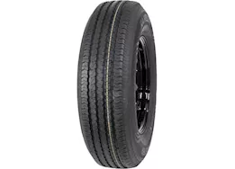 Taskmaster St225/75r15 lre rambler trailer tire on 15x6 6x5.5 black mod steel wheel 2860 lc