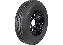 Taskmaster St225/75r15 lre rambler trailer tire on 15x6 6x5.5 black mod steel wheel 2860 lc