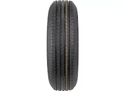 Taskmaster St225/75r15 lre rambler trailer tire on 15x6 6x5.5 blk face w/spokes alum trinit