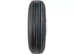 Taskmaster St235/80r16 lre rambler trailer tire on 16x6 8x6.5 silver dual steel wheel 3080