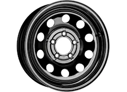 Taskmaster Vesper steel 15x5 5x4.5 black mod 2160 lcc trailer wheel