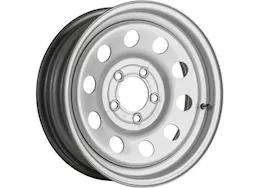 Taskmaster Vesper steel 15x5 5x4.5 silver mod 2160 lcc trailer wheel