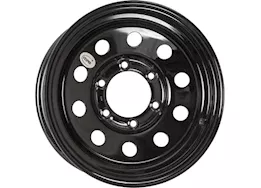 Taskmaster Vesper steel 15x6 6x5.5 black mod 2835 lcc trailer wheel