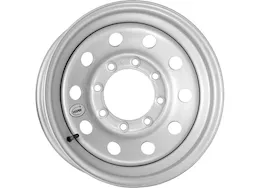 Taskmaster Vesper steel 16x6 8x6.5 silver mod 3860 lcc trailer wheel