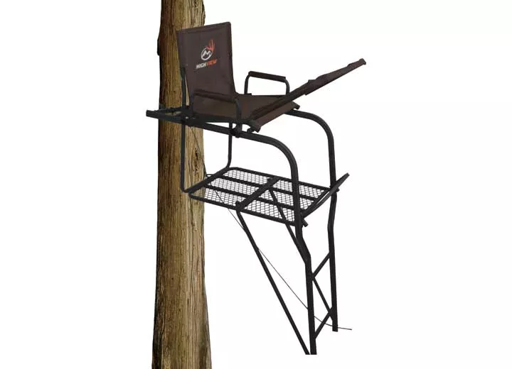 Trophy Treestands Maxgrip elite (highview) - 18.5ft single person ladderstand