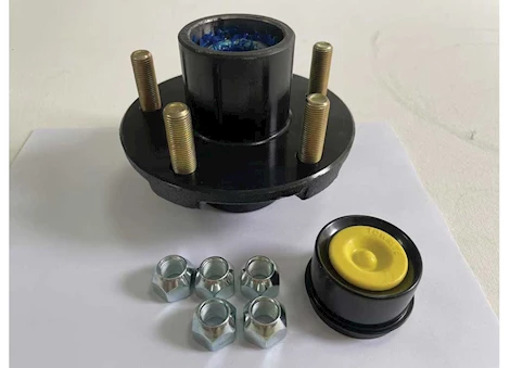 Tow-Rite IDLER HUB 5-4.5 BC 2K KIT, BEARING 1-1/16IN L44649/L44610, 1/2 STUD, PRE-GREASED - BOXED