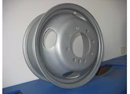 Tow-Rite 16"x6" silver dually rim, bp 8x6.5, et 5.5 out, cb 4.75, 4,080 lbs - boxed