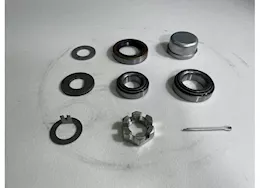 Tow-Rite Hub bearing kit 3,500 lbs with castle nut, cotter pin & tang washer