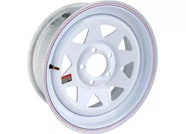 Tow-Rite 15"x6" galvanized 8 spoke rim, bp 5-4.5, et 0, cb 3.19, 2,150 lbs