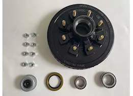 Tow-Rite 12in brake drum 8-6.5 bc 7k kit, 25580/14125a, 25520/14276, 1/2in stud - boxed