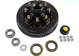 Tow-Rite 12in brake drum 8-6.5 bc 7k kit, 25580/14125a, 25520/14276, 1/2in stud - boxed