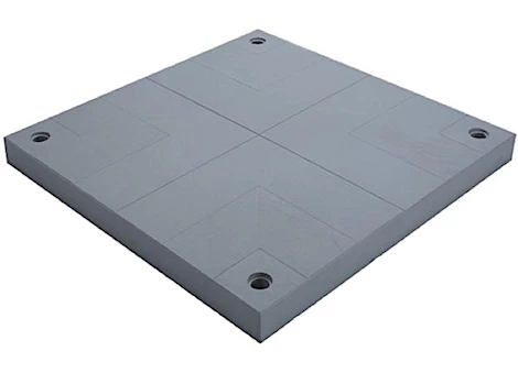 UDECX Modular Portable Decking Surface Pad - Flint Grey
